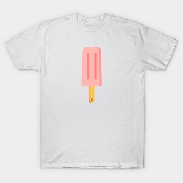 Salmon ice lolly T-Shirt by MickeyEdwards